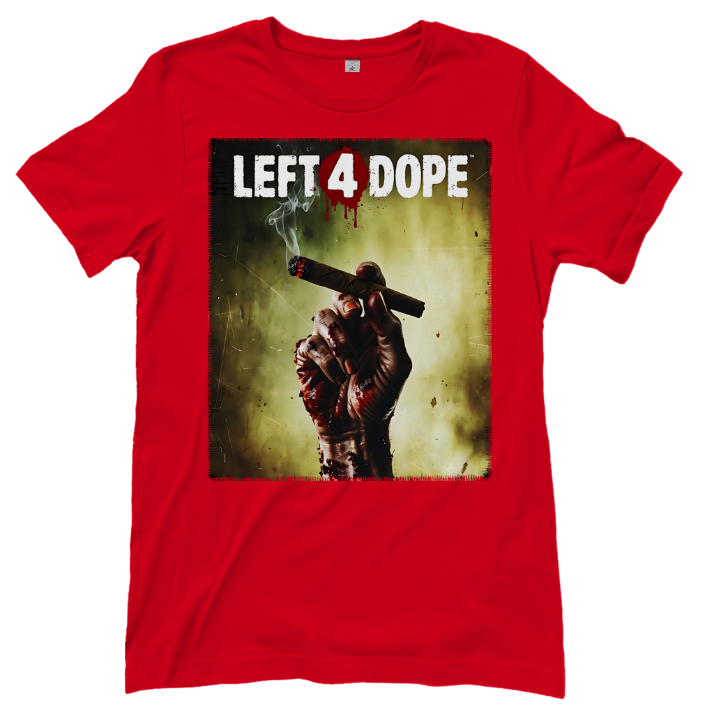 Left 4 Dope Left 4 Dead Zombie Joint Weed - Damen T-Shirt Red