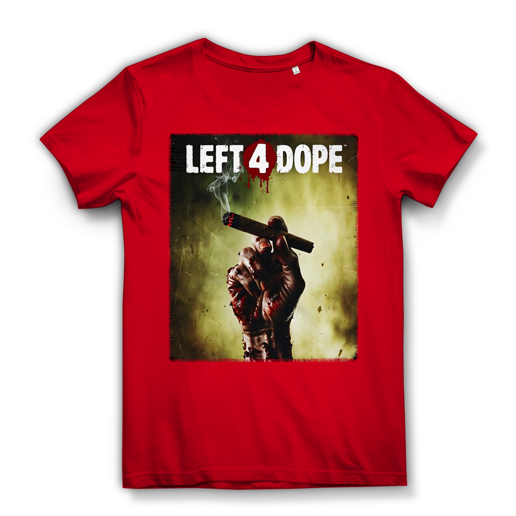 Left 4 Dope Left 4 Dead Zombie Joint Weed - Damen Premium Bio T-Shirt Red
