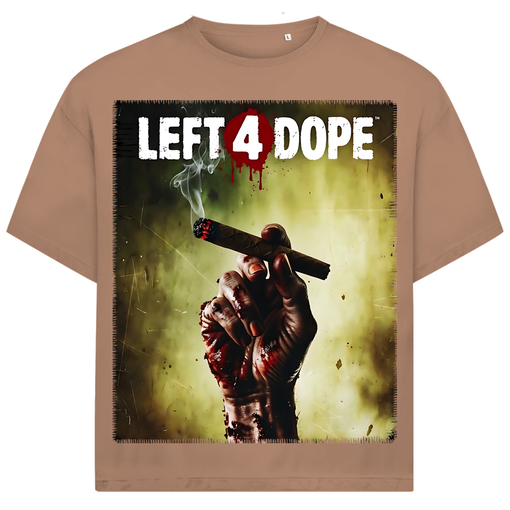 Left 4 Dope Left 4 Dead Zombie Joint Weed - Jack and Jones Oversize T-Shirt