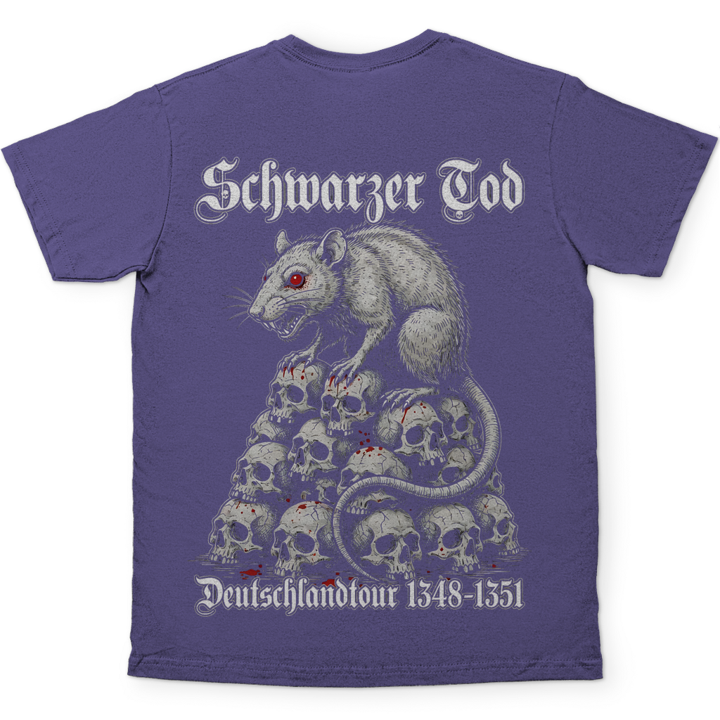 Schwarzer Tod Deutschlandtour 1348-1351 - Herren T-Shirt Millennial Lilac