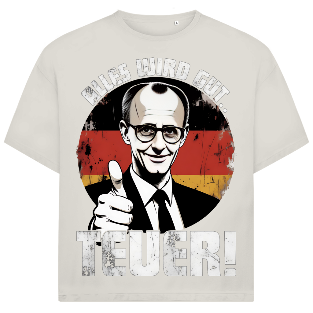 Alles wird gut Teuer - Jack and Jones Oversize T-Shirt Egret