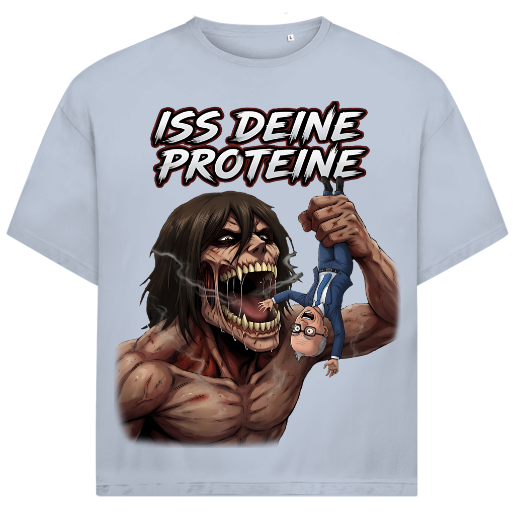 Iss deine Proteine Attack on Titan Merz - Jack and Jones Oversize T-Shirt
