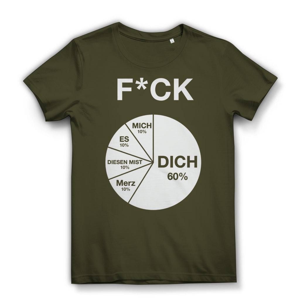 FICK DICH - Damen Premium Bio T-Shirt Khaki