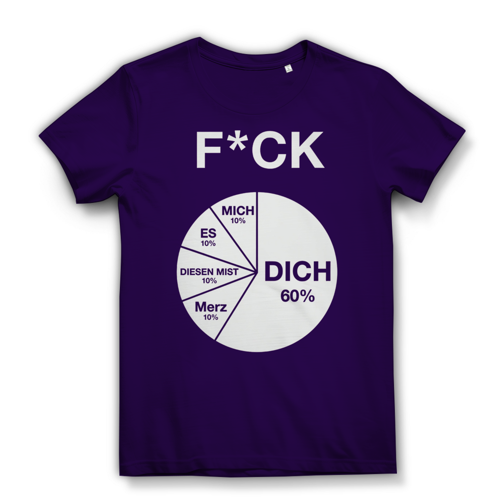 FICK DICH - Damen Premium Bio T-Shirt Urban Purple