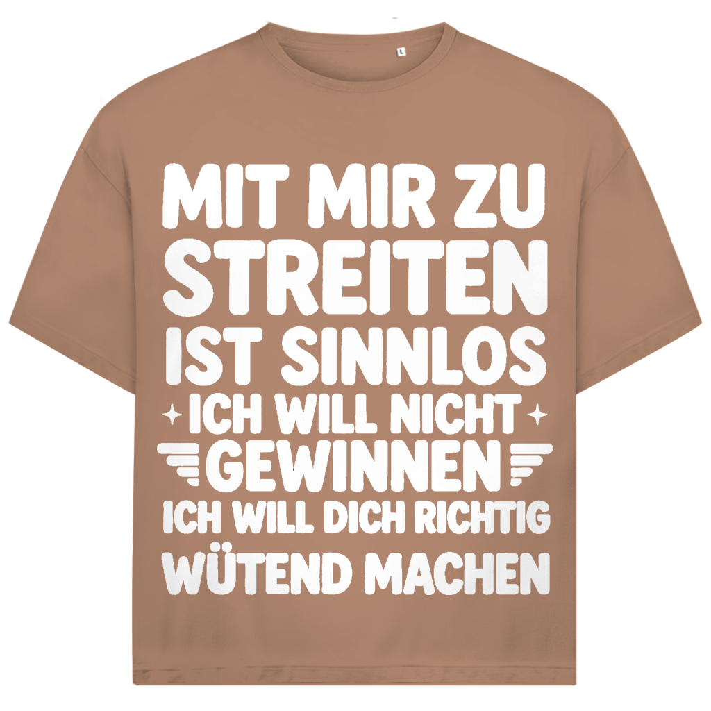 Mit mir zu streiten ist sinnlos - Jack and Jones Oversize T-Shirt