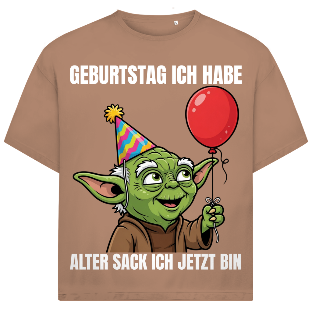 Geburtstag ich habe alter Sack ich jetzt bin Meister Yoda - Jack and Jones Oversize T-Shirt