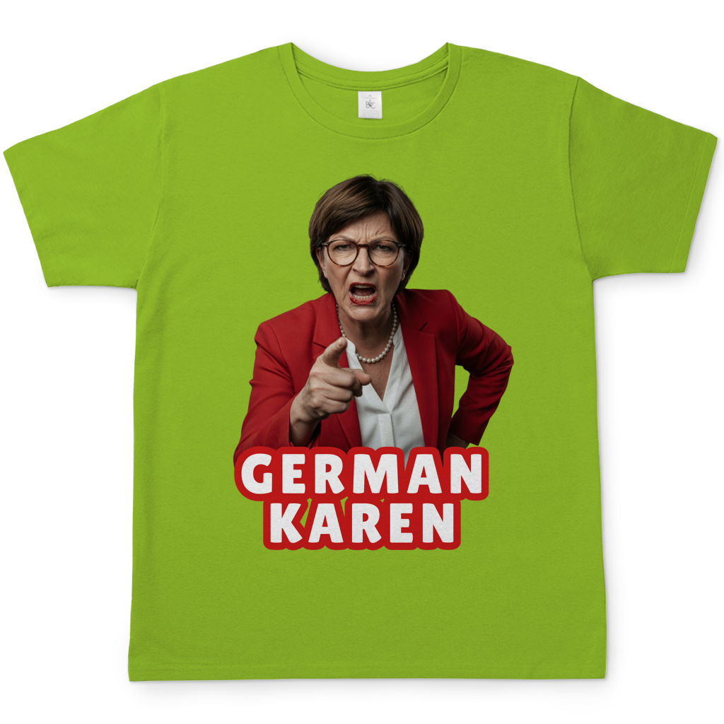 German Karen Esken - Herren T-Shirt Orchid Green