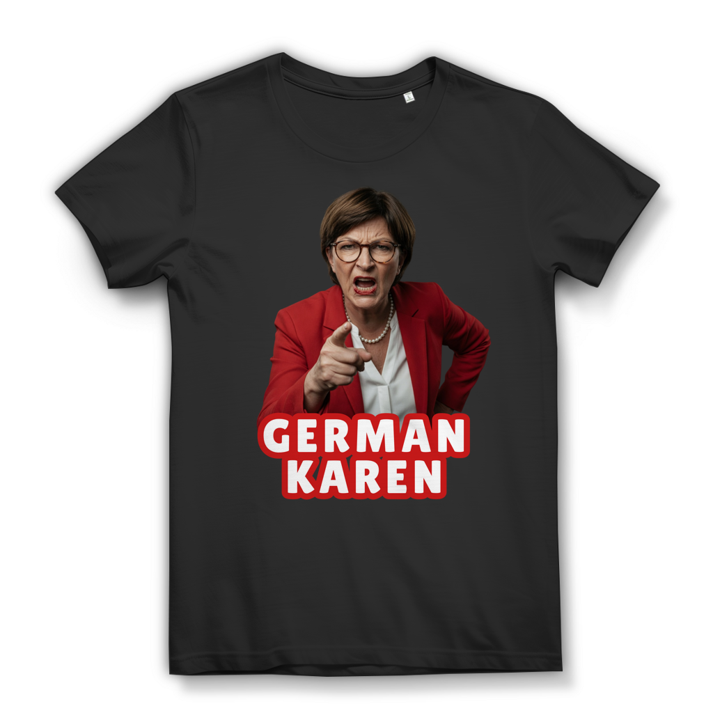 German Karen Esken - Damen Premium Bio T-Shirt Black