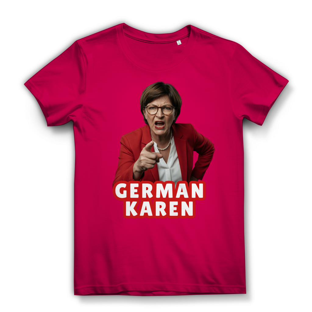German Karen Esken - Damen Premium Bio T-Shirt Fuchsia
