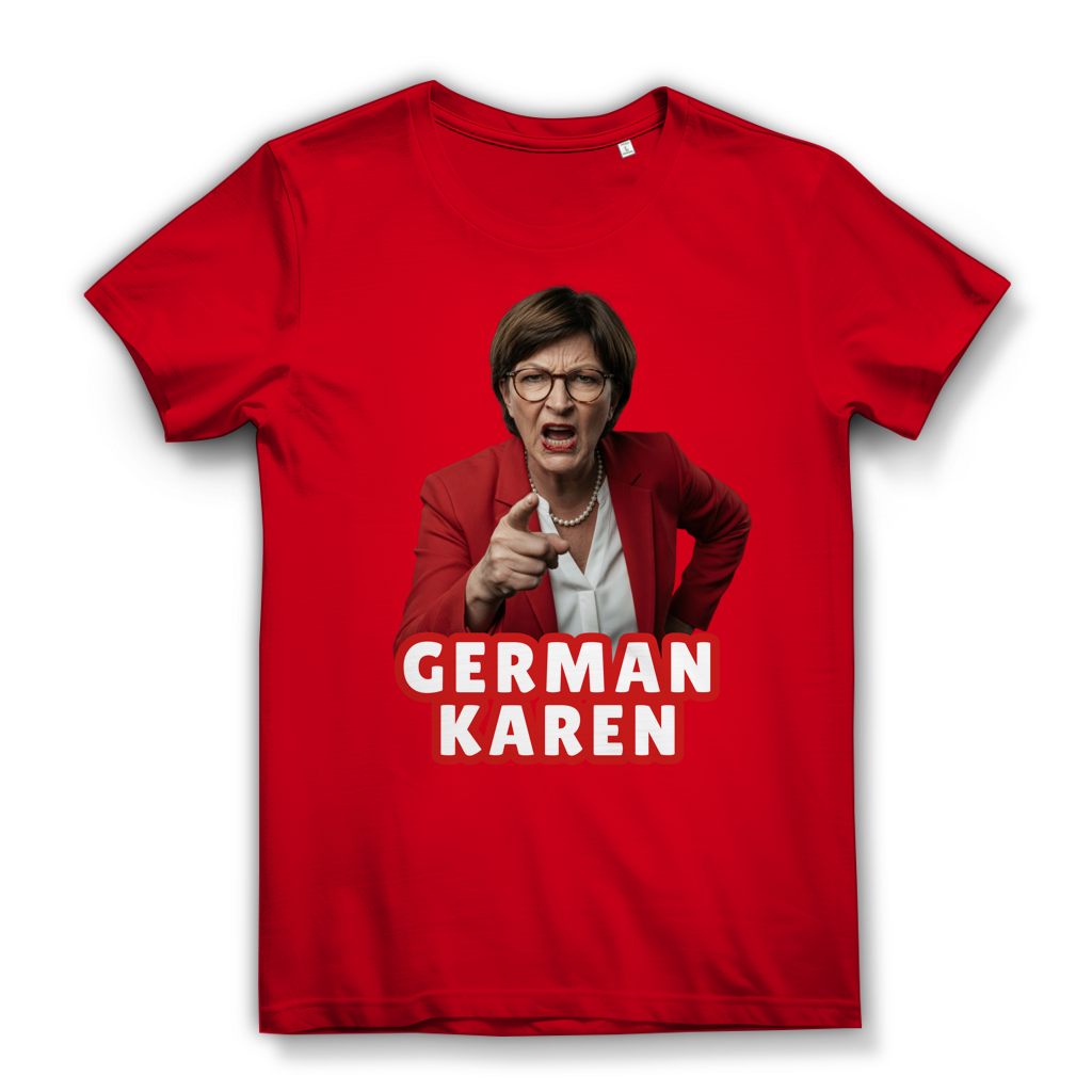 German Karen Esken - Damen Premium Bio T-Shirt Red
