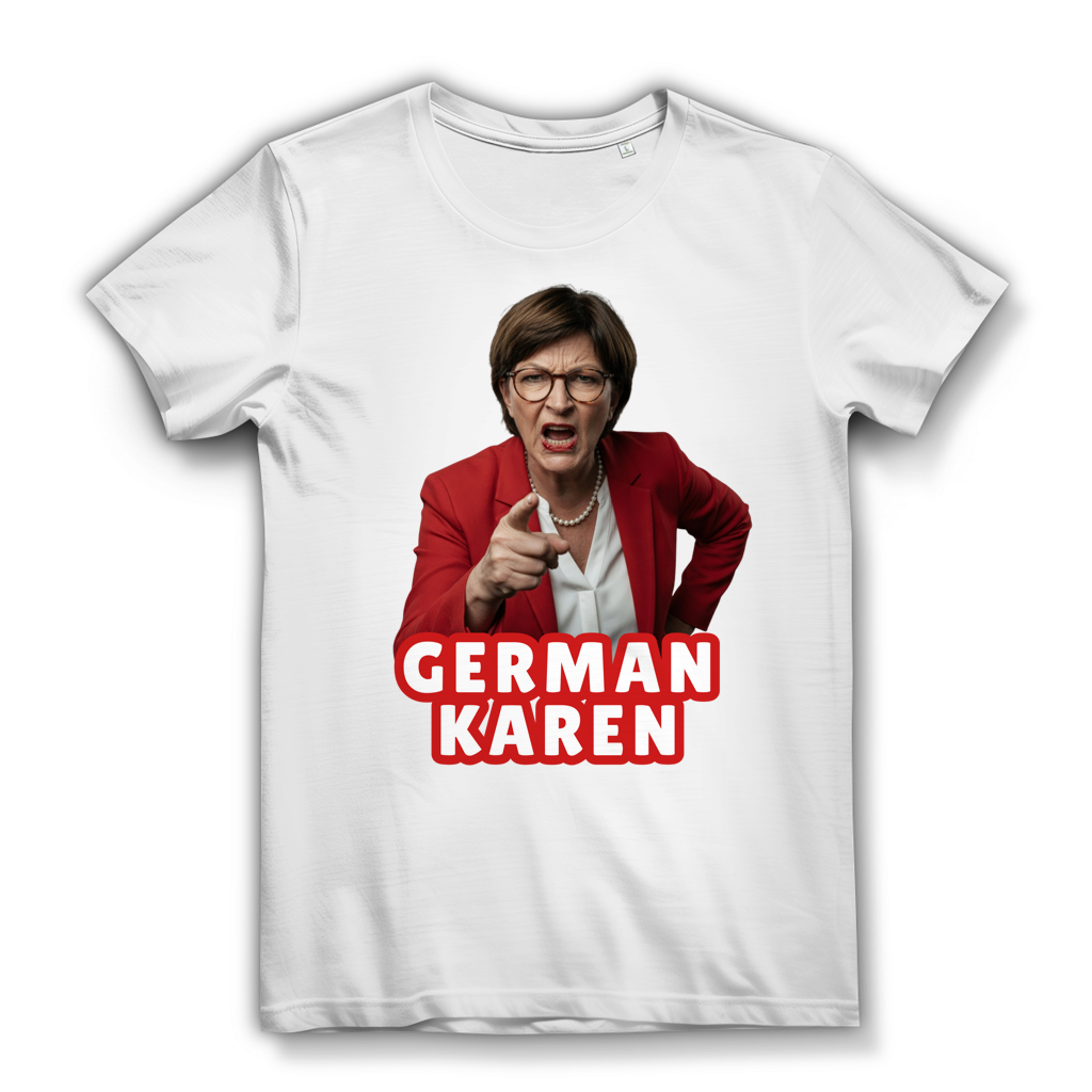 German Karen Esken - Damen Premium Bio T-Shirt White