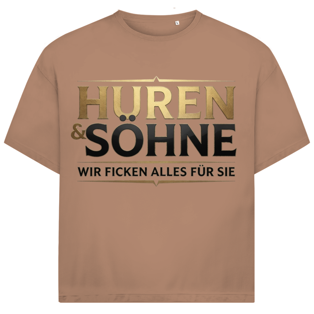 Huren & Söhne wir ficken alles für Sie - Jack and Jones Oversize T-Shirt