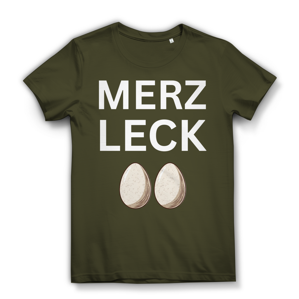 Merz leck Eier - Damen Premium Bio T-Shirt Khaki