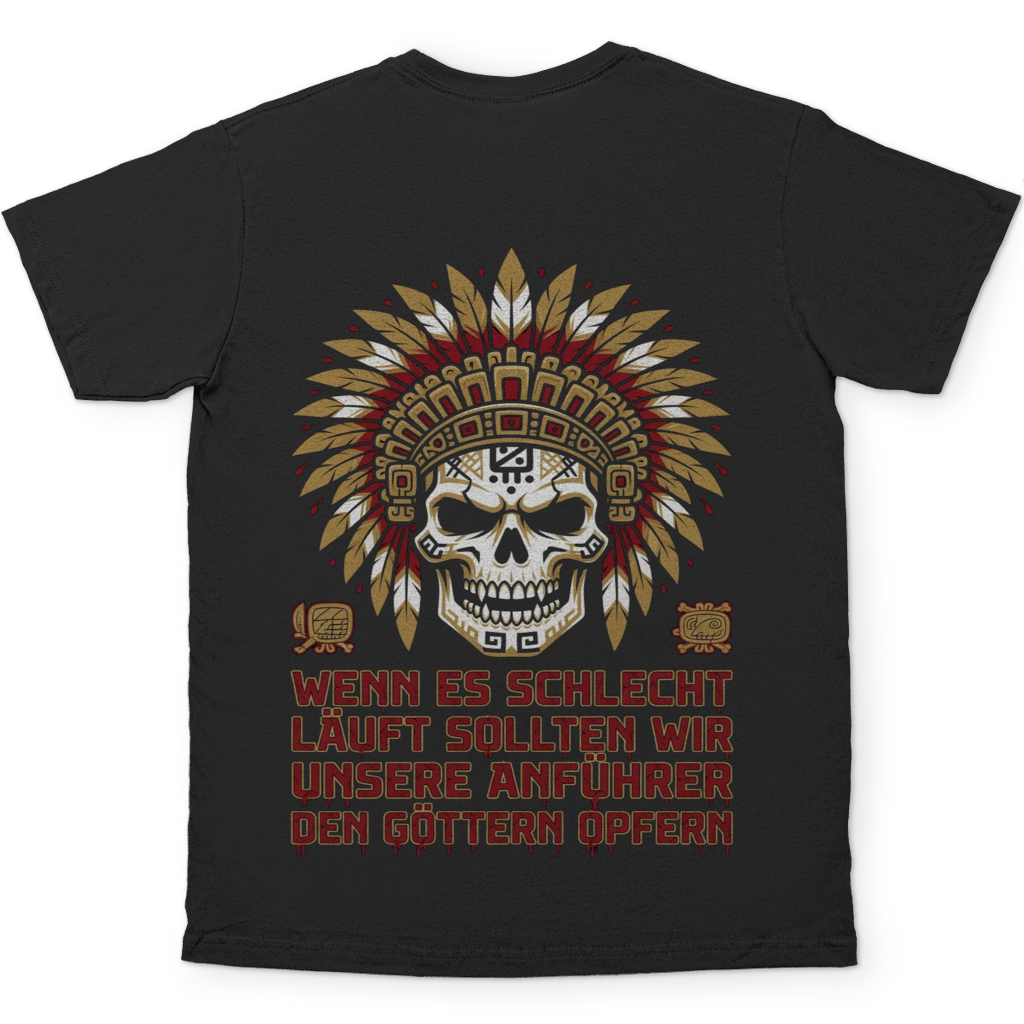 Wenn es schlecht läuft sollten wir unsere Anführer opfern - Herren T-Shirt Black
