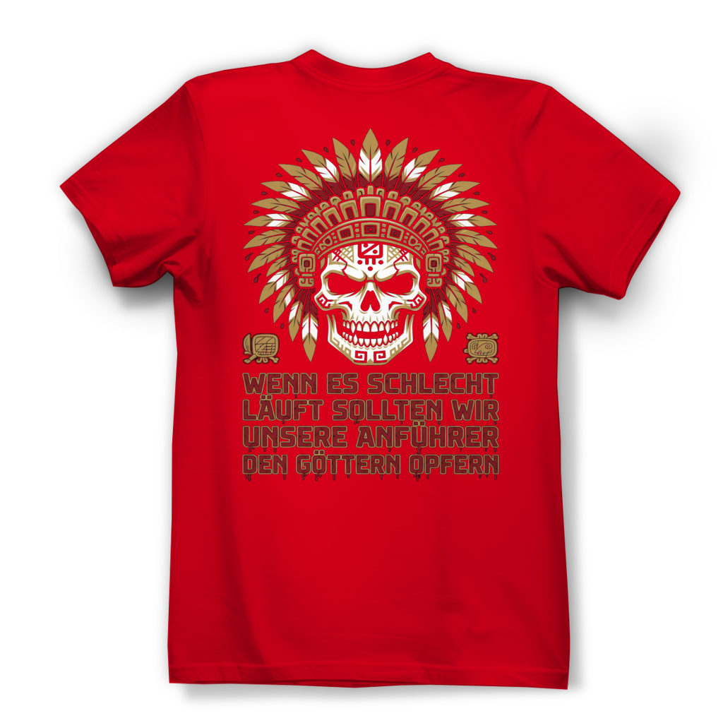 Wenn es schlecht läuft sollten wir unsere Anführer opfern - Damen Premium Bio T-Shirt Red
