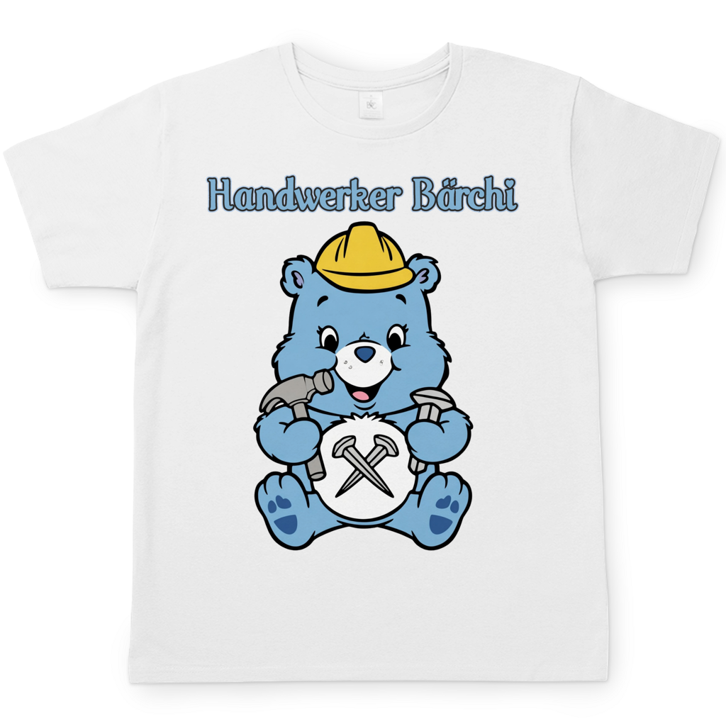 Handwerker Bärchi - Glücksbärchi - Herren T-Shirt White