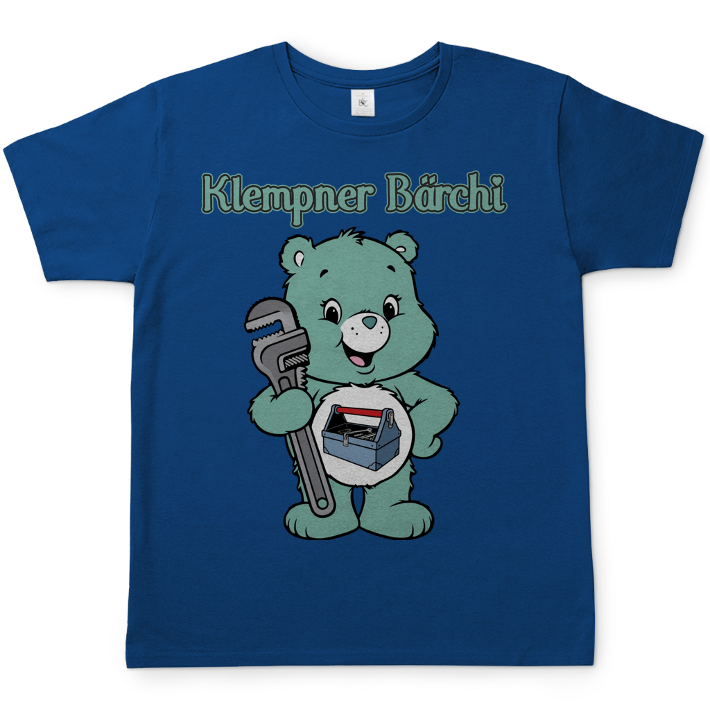 Klempner Bärchi - Glücksbärchi - Herren T-Shirt Royal Blue
