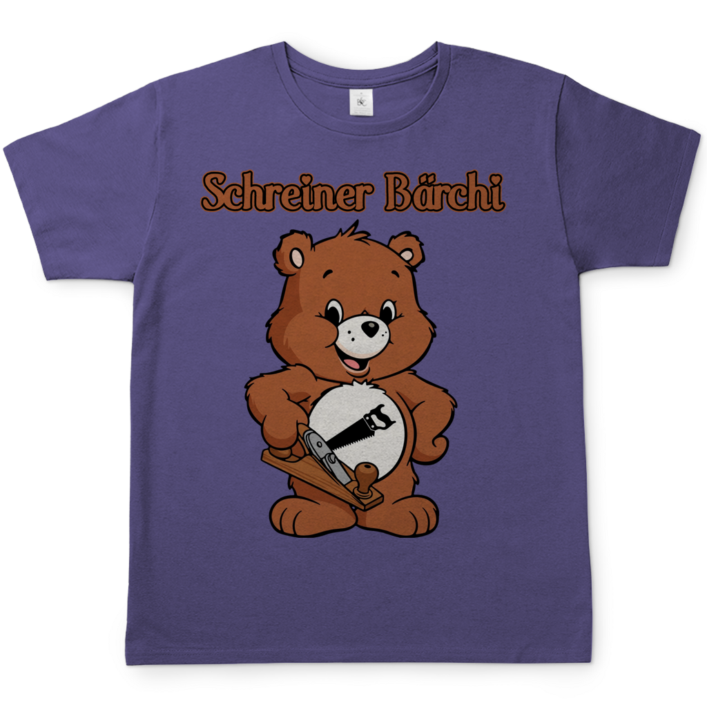 Schreiner Bächi - Glücksbärchi - Herren T-Shirt Millennial Lilac