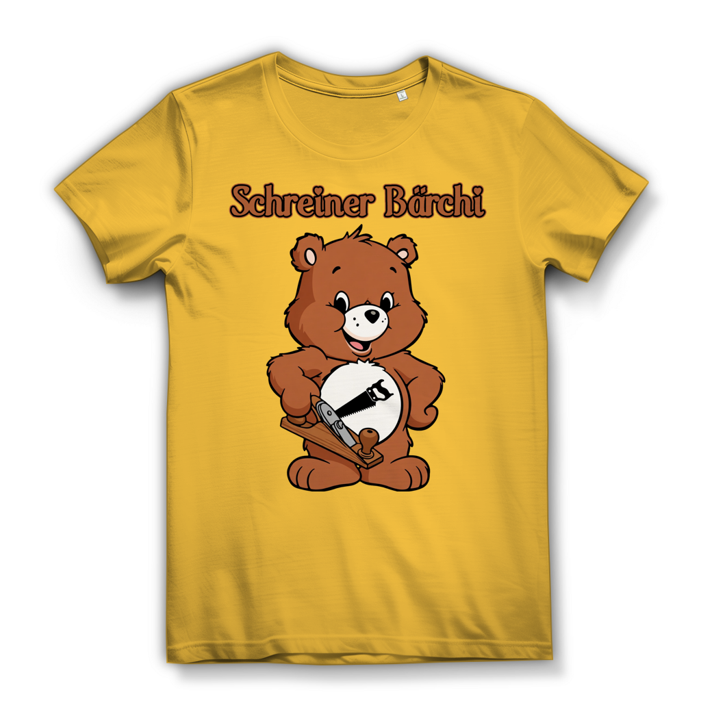 Schreiner Bächi - Glücksbärchi - Damen Premium Bio T-Shirt Gold