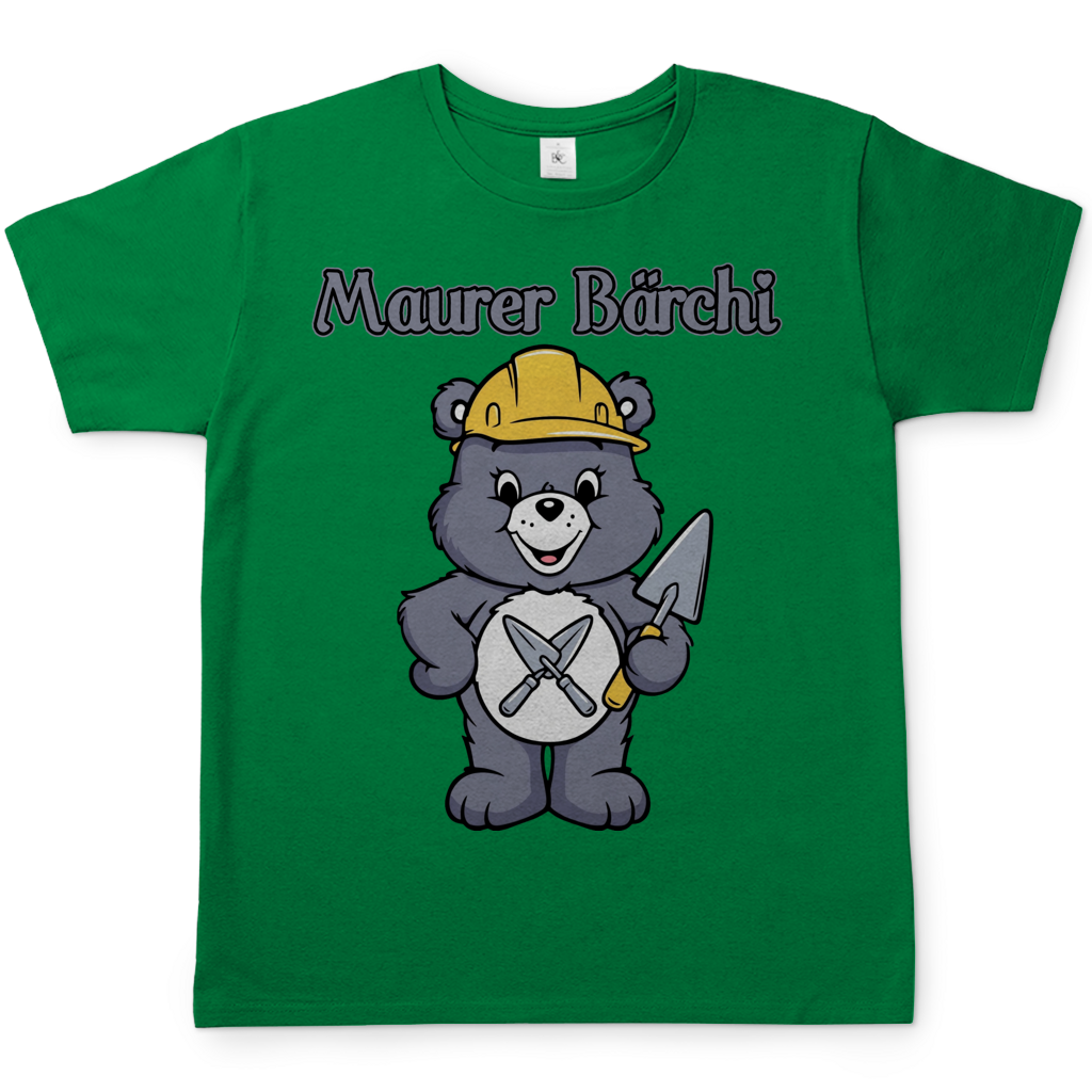 Maurer Bärchi Glücksbärchi - Herren T-Shirt Kelly Green