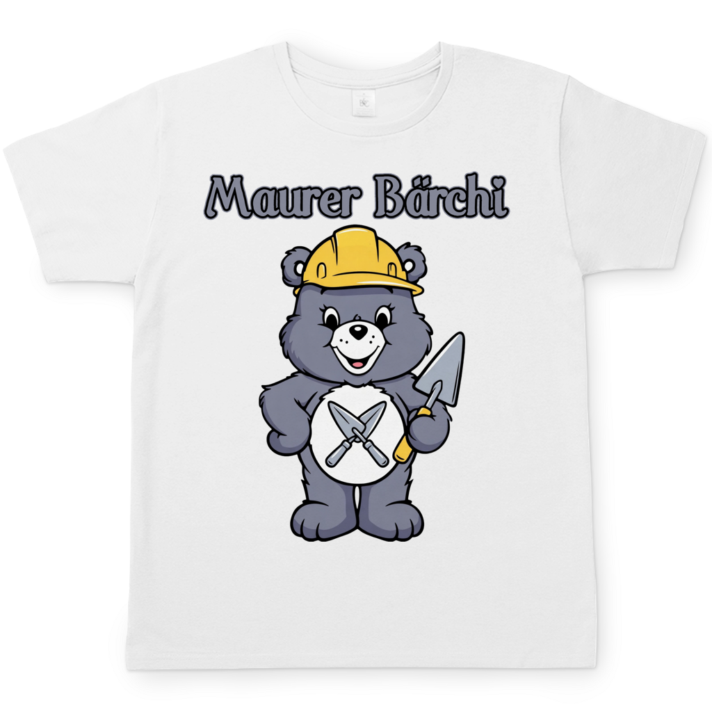 Maurer Bärchi Glücksbärchi - Herren T-Shirt White