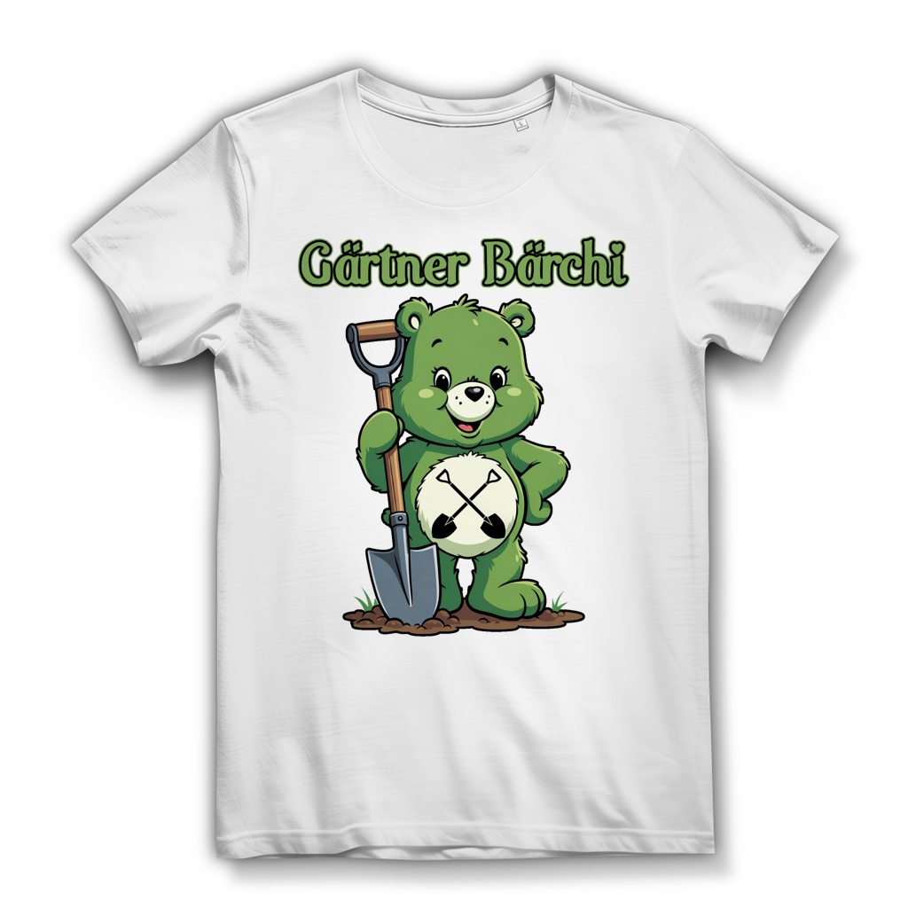Gärtner Bärchi - Glücksbärchi - Damen Premium Bio T-Shirt White