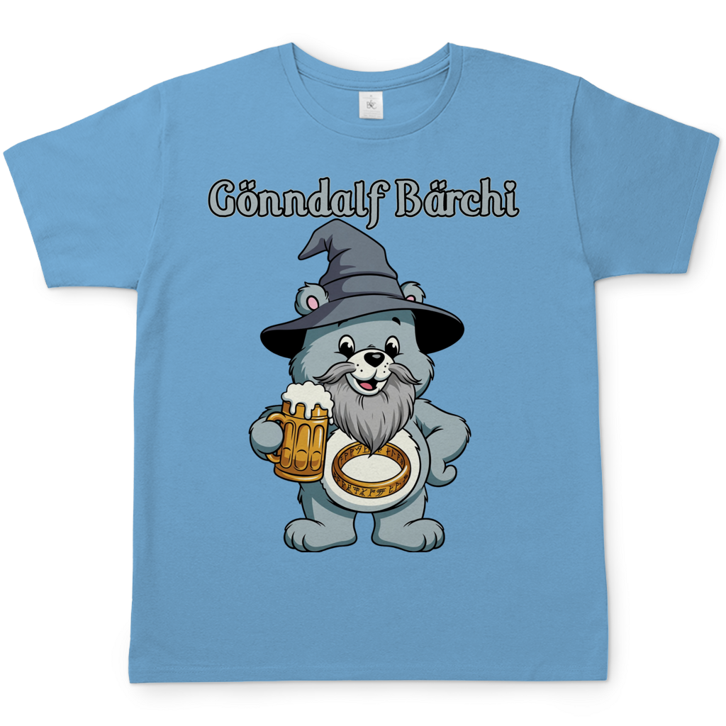 Gönndalf Bärchi - Glücksbärchi - Herren T-Shirt Sky Blue