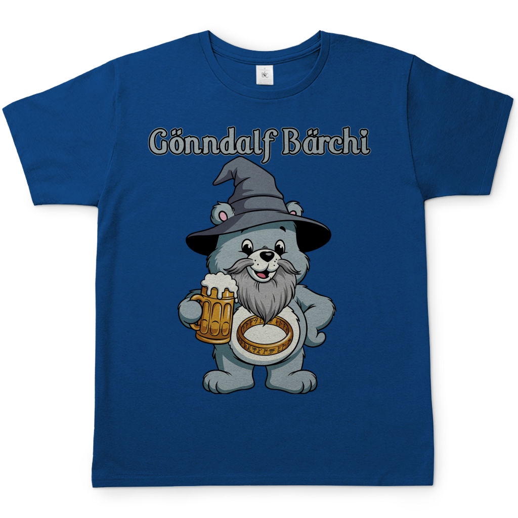 Gönndalf Bärchi - Glücksbärchi - Herren T-Shirt Royal Blue