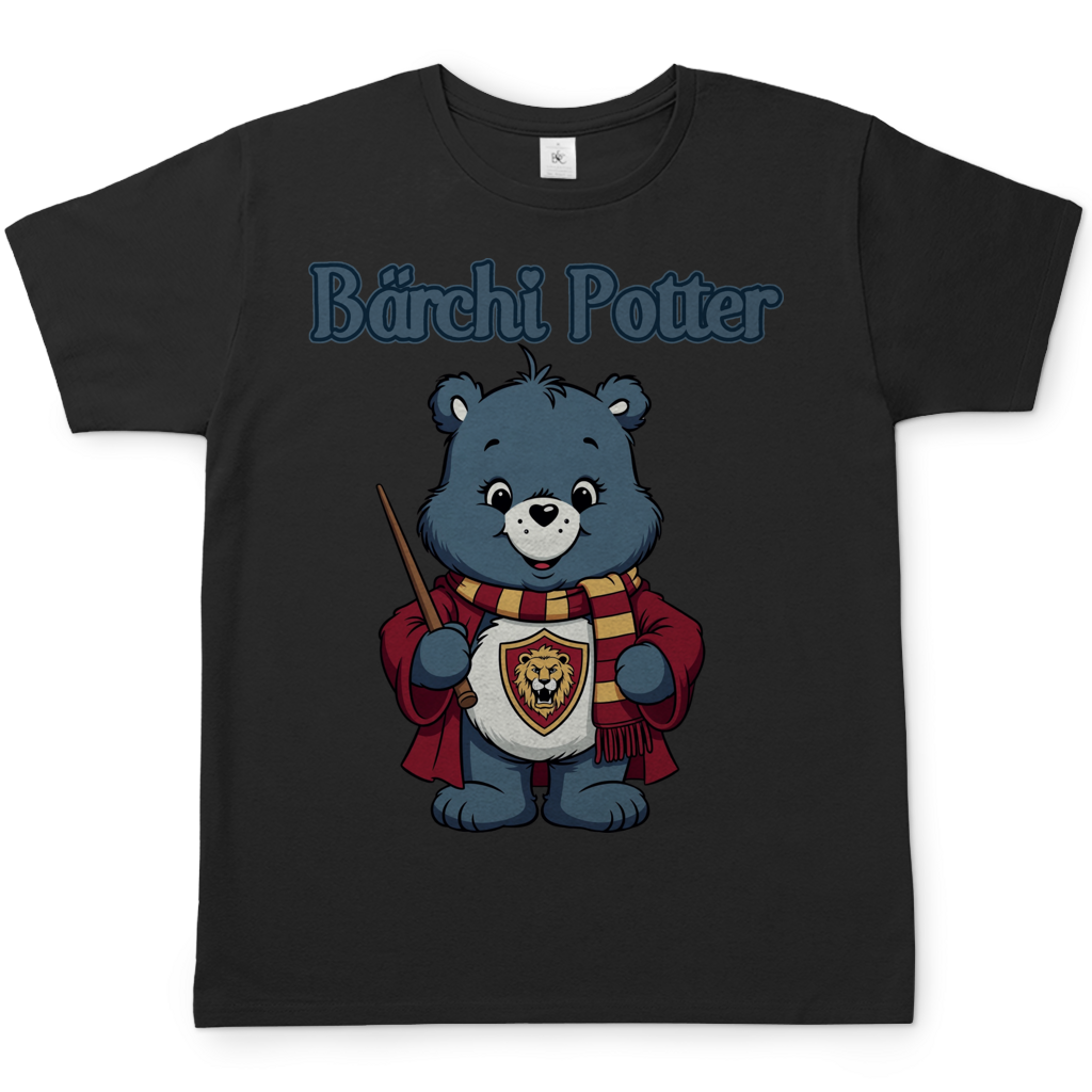 Bärchi Potter - Glücksbärchi - Herren T-Shirt Black