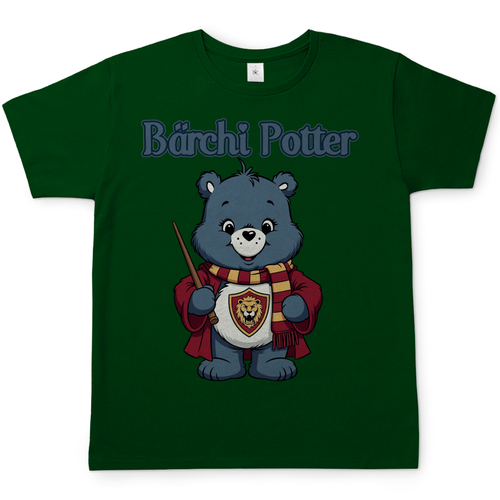 Bärchi Potter - Glücksbärchi - Herren T-Shirt Bottle Green