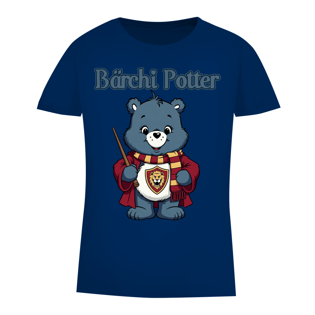 Bärchi Potter - Glücksbärchi - Damen Premium Bio T-Shirt Navy