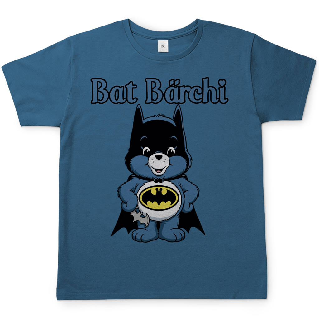 Bat Bärchi - Glücksbärchi - Herren T-Shirt Stone Blue