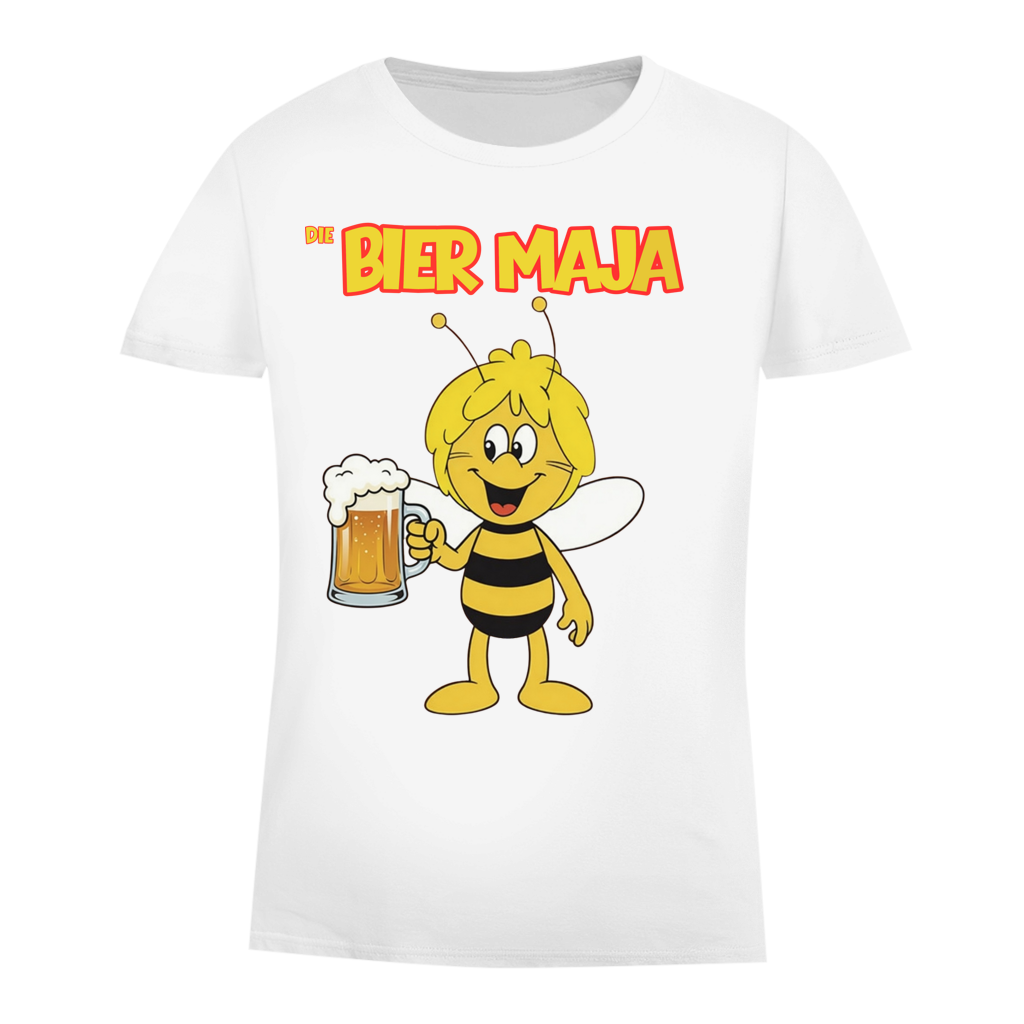 Die Bier Biene Maja - Damen Premium Bio T-Shirt White