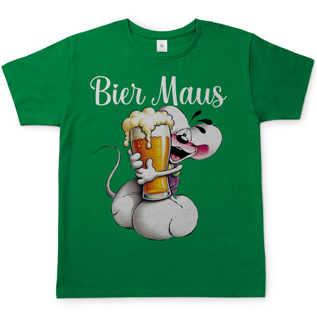 Bier Diddl Maus - Herren T-Shirt Kelly Green
