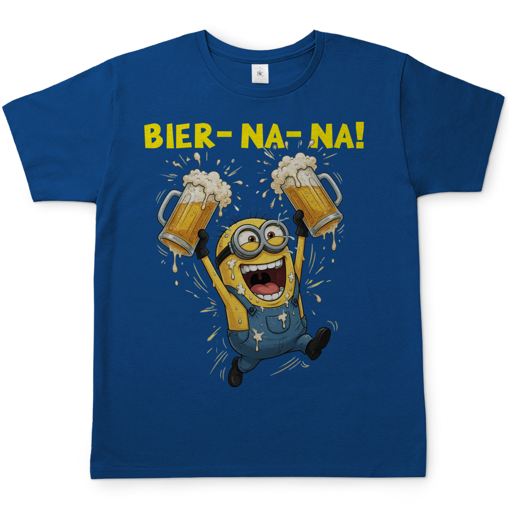 BIER-NA-NA! - Herren T-Shirt Royal Blue