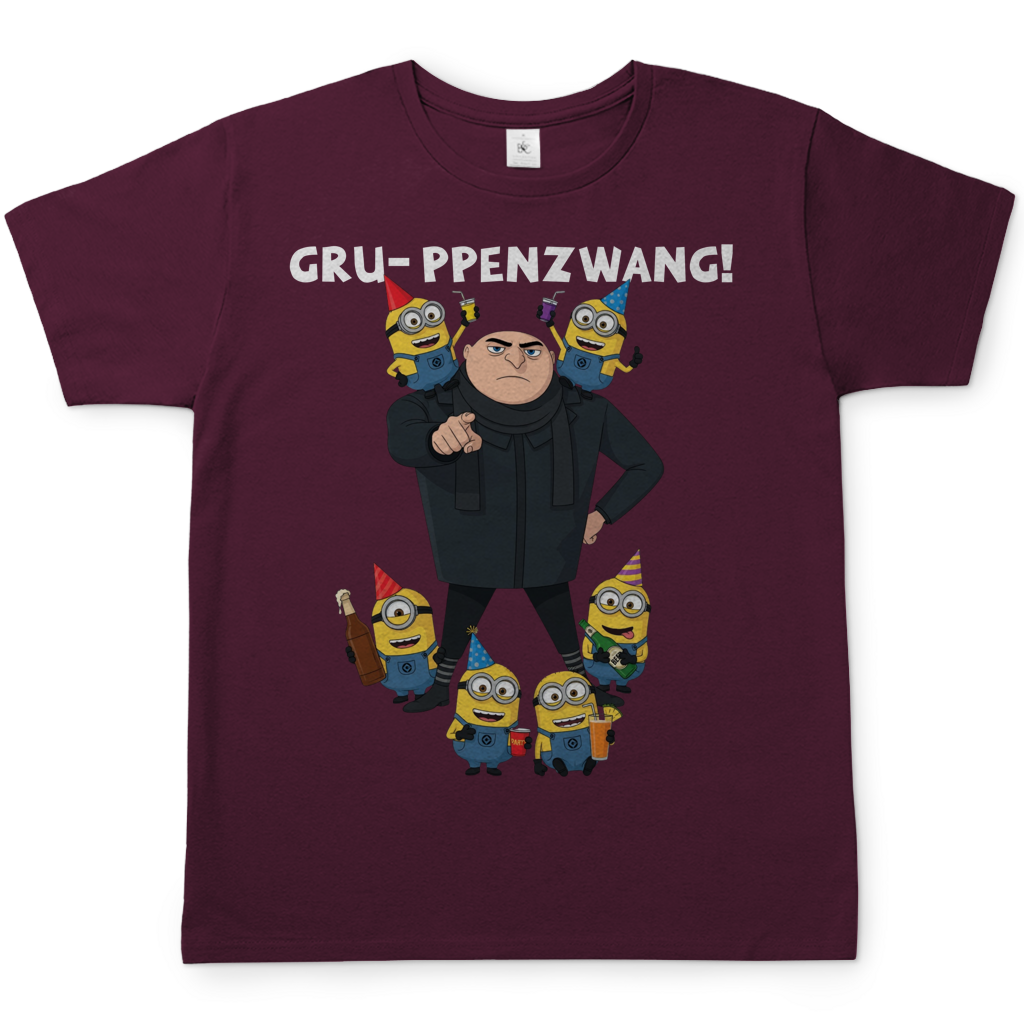 Gru-ppenzwang! - Herren T-Shirt Burgundy