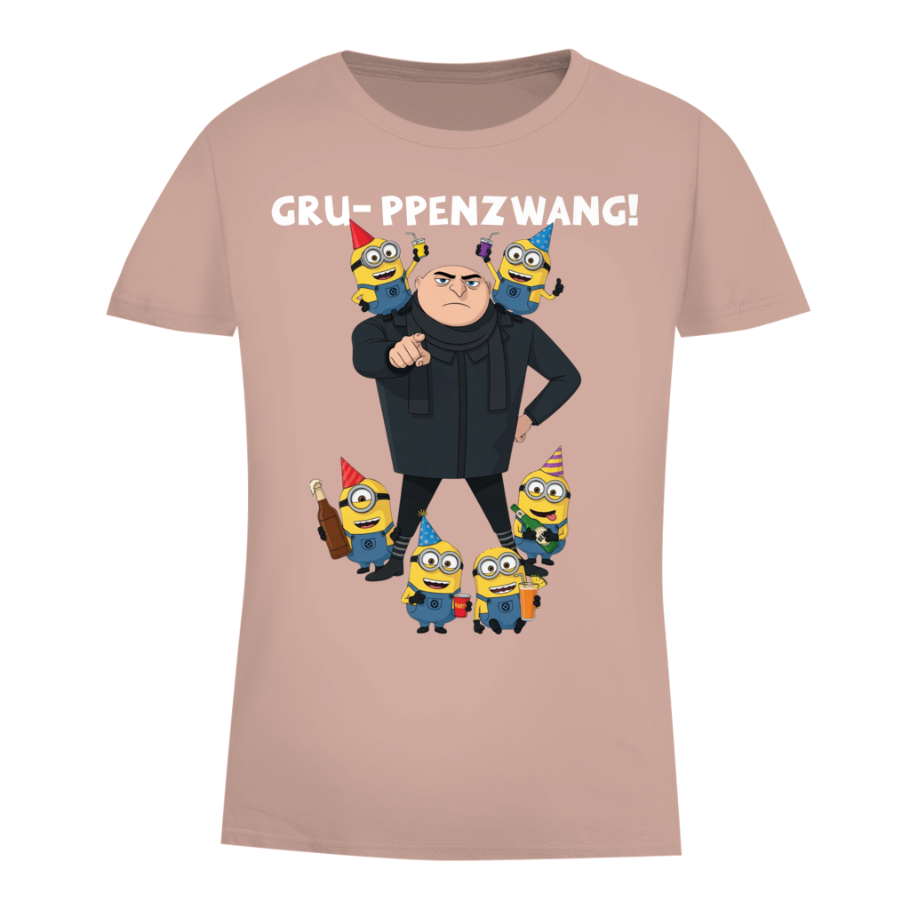 Gru-ppenzwang! - Damen Premium Bio T-Shirt Millennial Pink