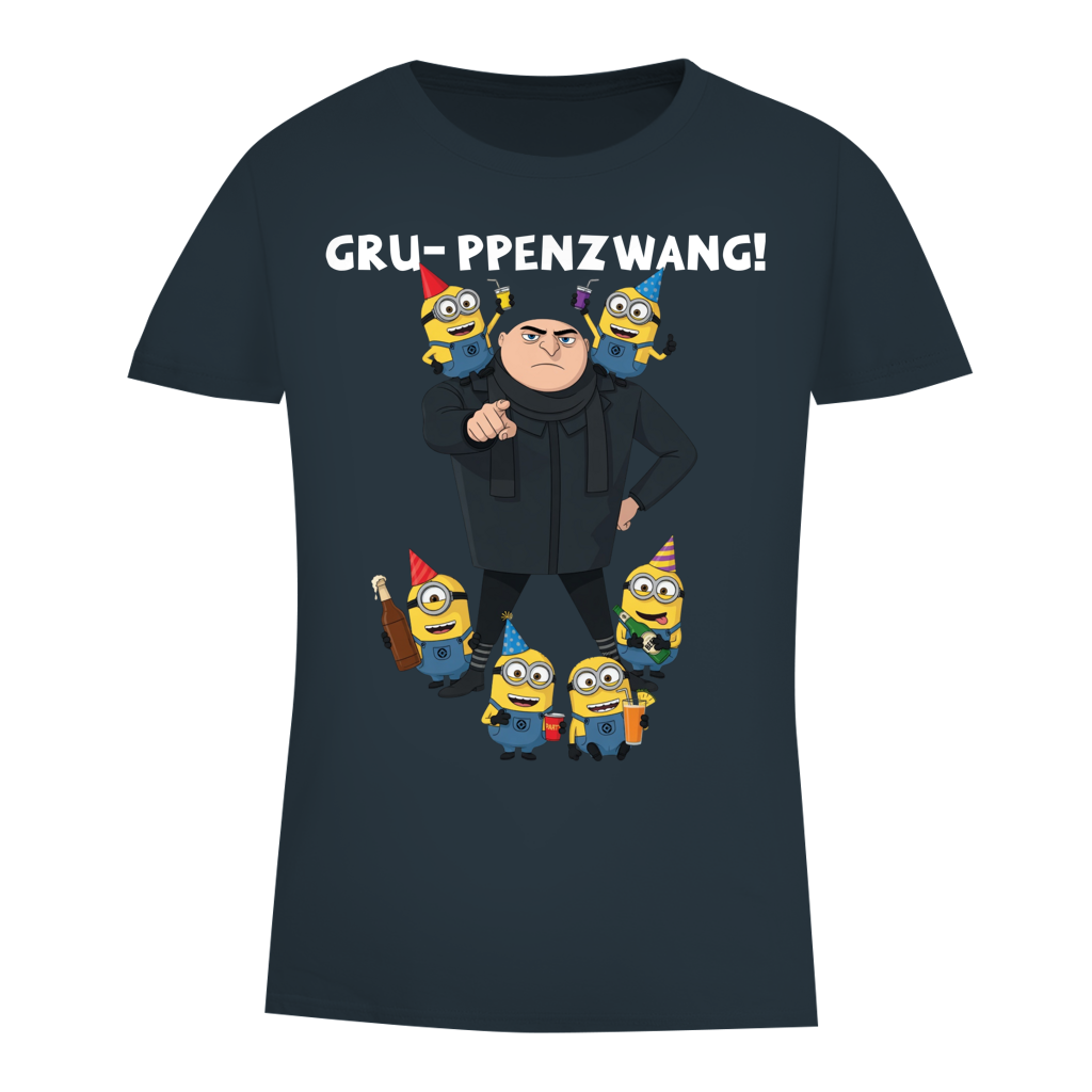 Gru-ppenzwang! - Damen Premium Bio T-Shirt Dark Grey
