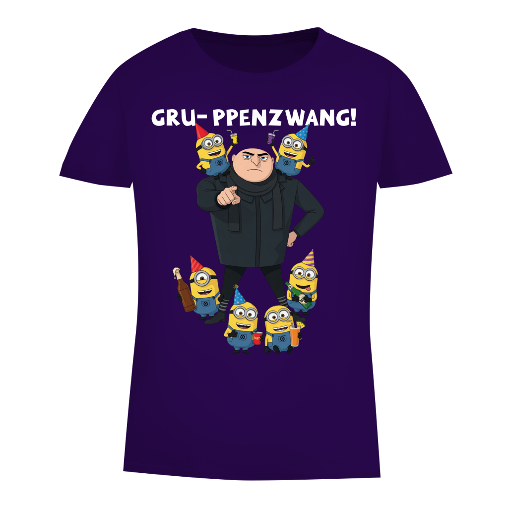 Gru-ppenzwang! - Damen Premium Bio T-Shirt Urban Purple