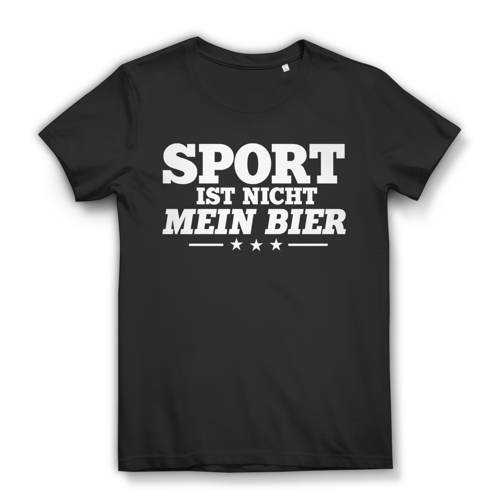 Damen T-Shirt Sport ist nicht mein Bier Feierabend Bio Baumwolle