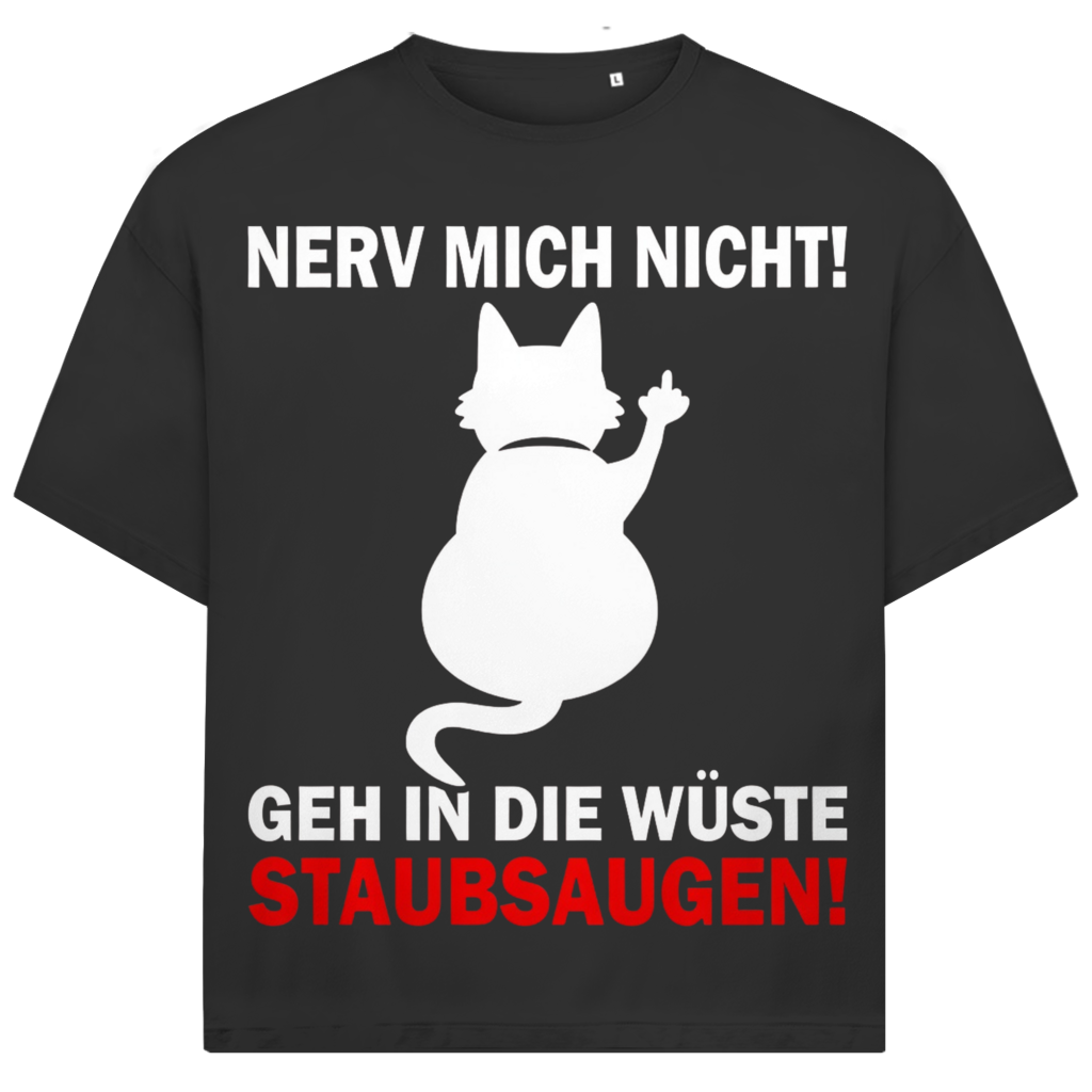 Jack and Jones Nerv Mich Nicht Geh In Die Wüste Staubsaugen Herren T-Shirt Black