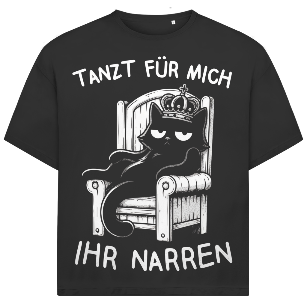 Jack and Jones Tanzt Für Mich Ihr Narren Katze Herren T-Shirt Black