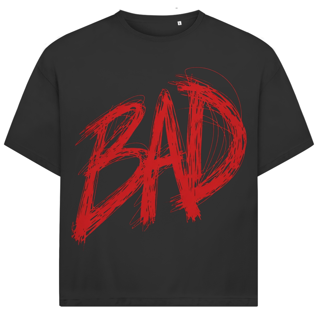 Jack & Jones Herren T-Shirt Bad Rot Grunge Schriftzug Fun Bio Oversized