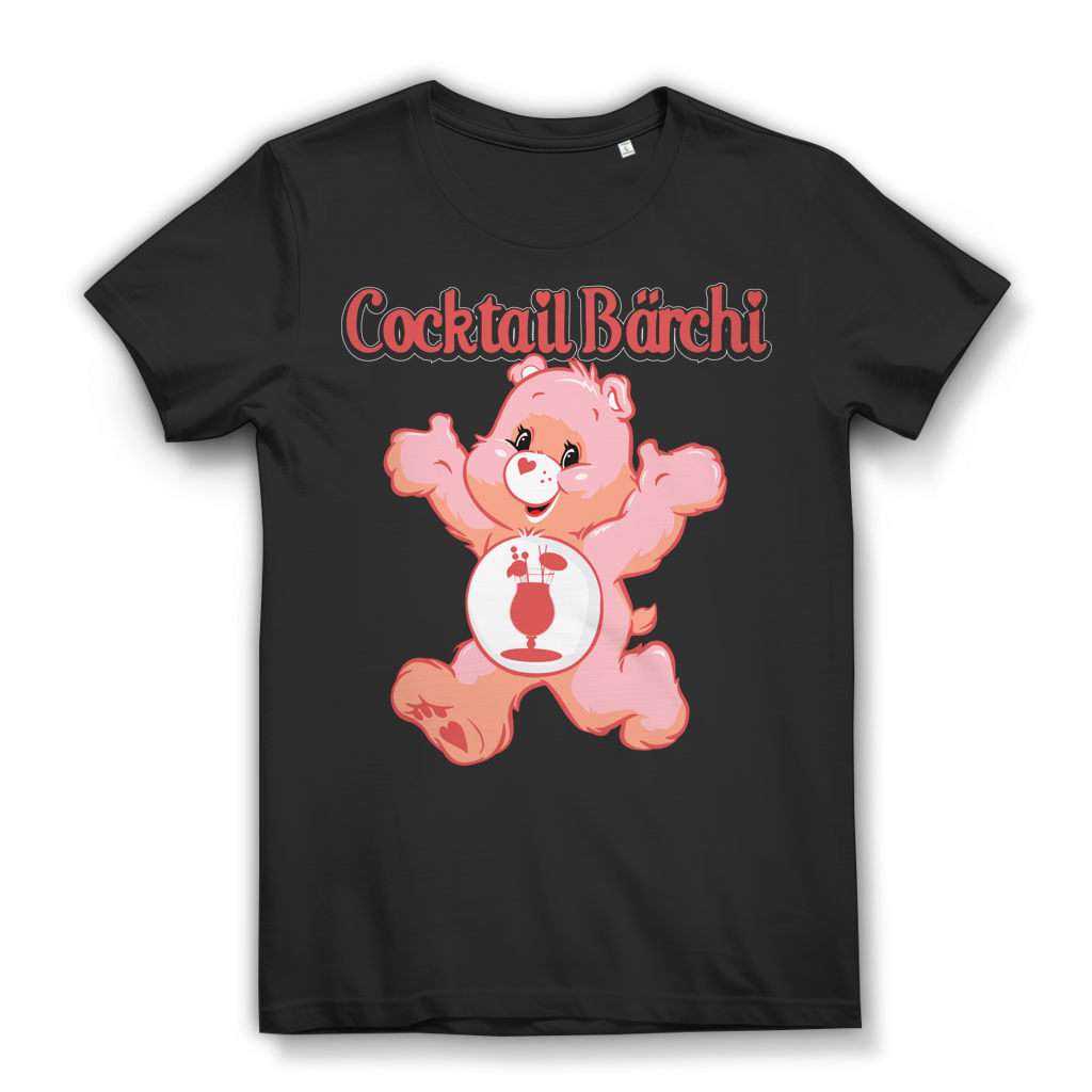 Cocktail Bärchi - Glücksbärchi - Damen Premium Bio T-Shirt Black