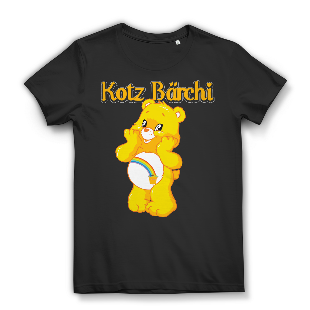 Kotz Bärchi - Glücksbärchi - Damen Premium Bio T-Shirt Black
