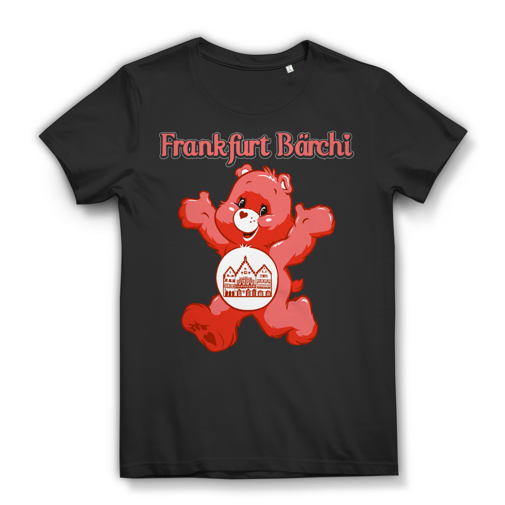 Frankfurt Bärchi Glücksbärchi - Damen Premium Bio T-Shirt Black