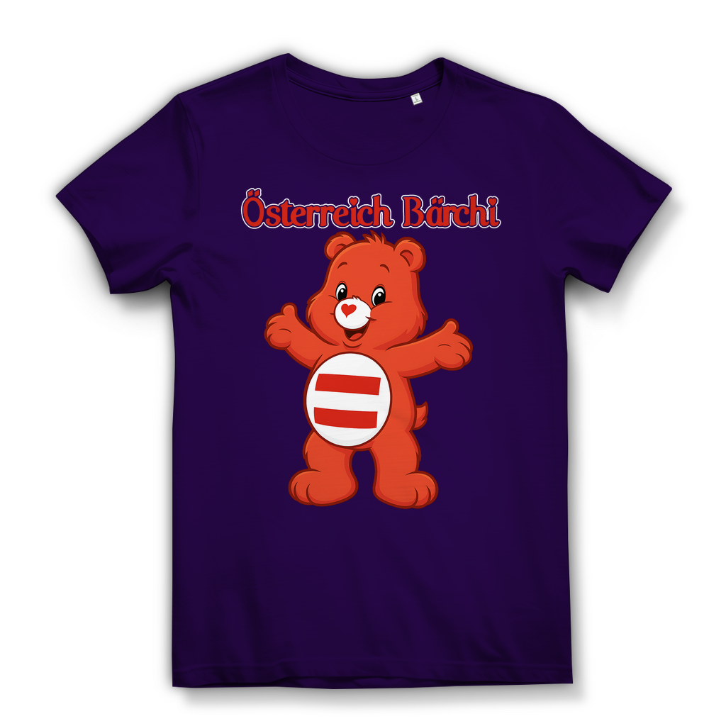 Österreich Bärchi - Glücksbärchi - Damen Premium Bio T-Shirt Urban Purple