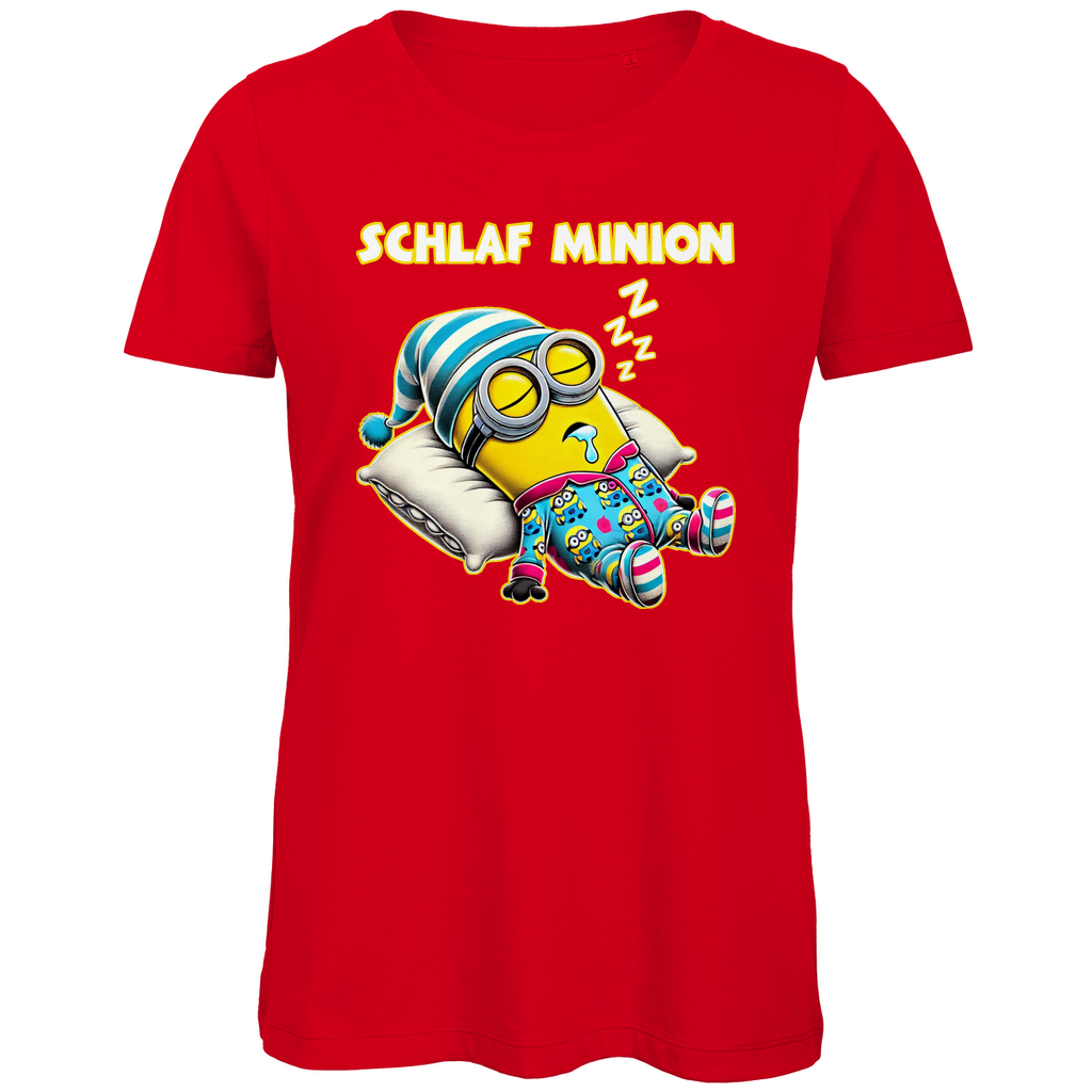 Schlaf Minion - Damen Premium Bio T-Shirt
