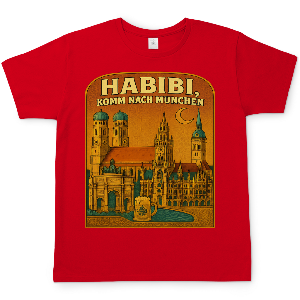 Habibi komm nach München - Herren T-Shirt Red
