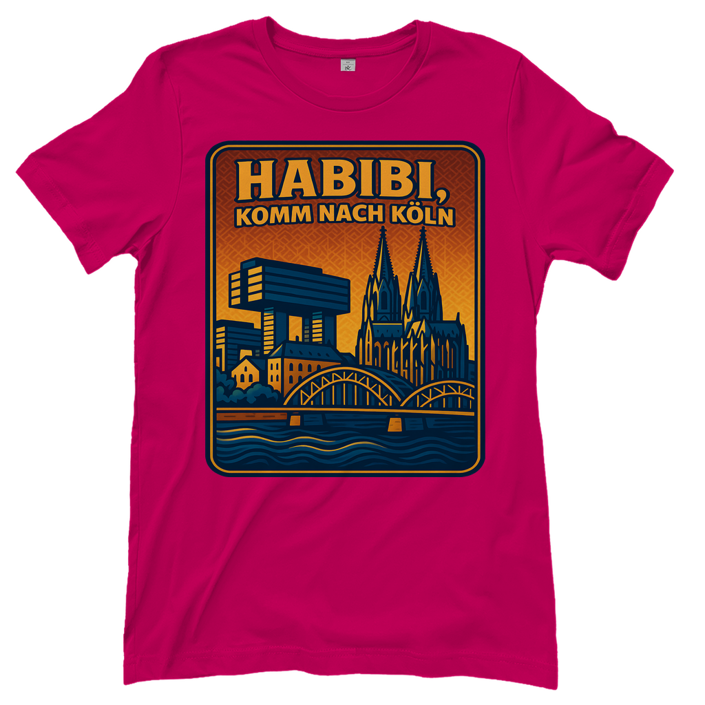 Habibi komm nach Köln - Damen T-Shirt Sorbet